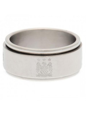 Manchester City FC Spinner Ring Large EC