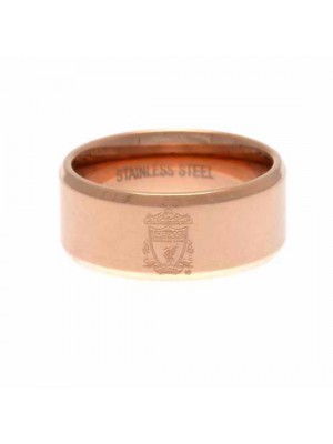 Liverpool FC Rose Gold Plated Ring Small