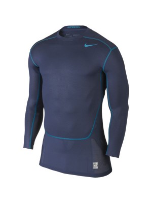 Hypercool Max compression top L/S navy
