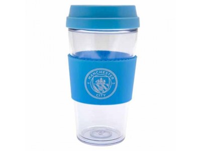 Manchester City FC Clear Grip Travel Mug