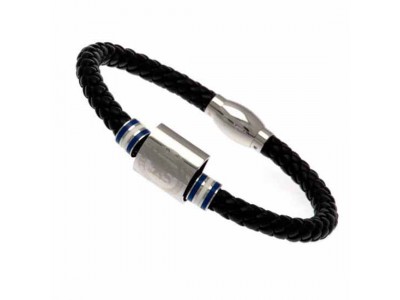 Chelsea FC Colour Ring Leather Bracelet