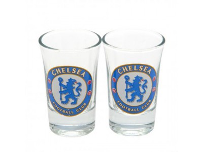Chelsea FC 2 Pack Shot Glass Set